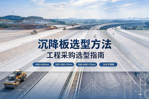玛沁沉降板选择方法