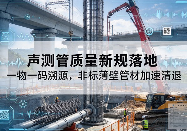 玛沁声测管质量新规落地，一物一码溯源，非标薄壁管材加速清退