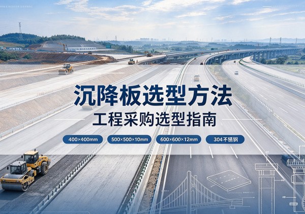 玛沁沉降板选择方法